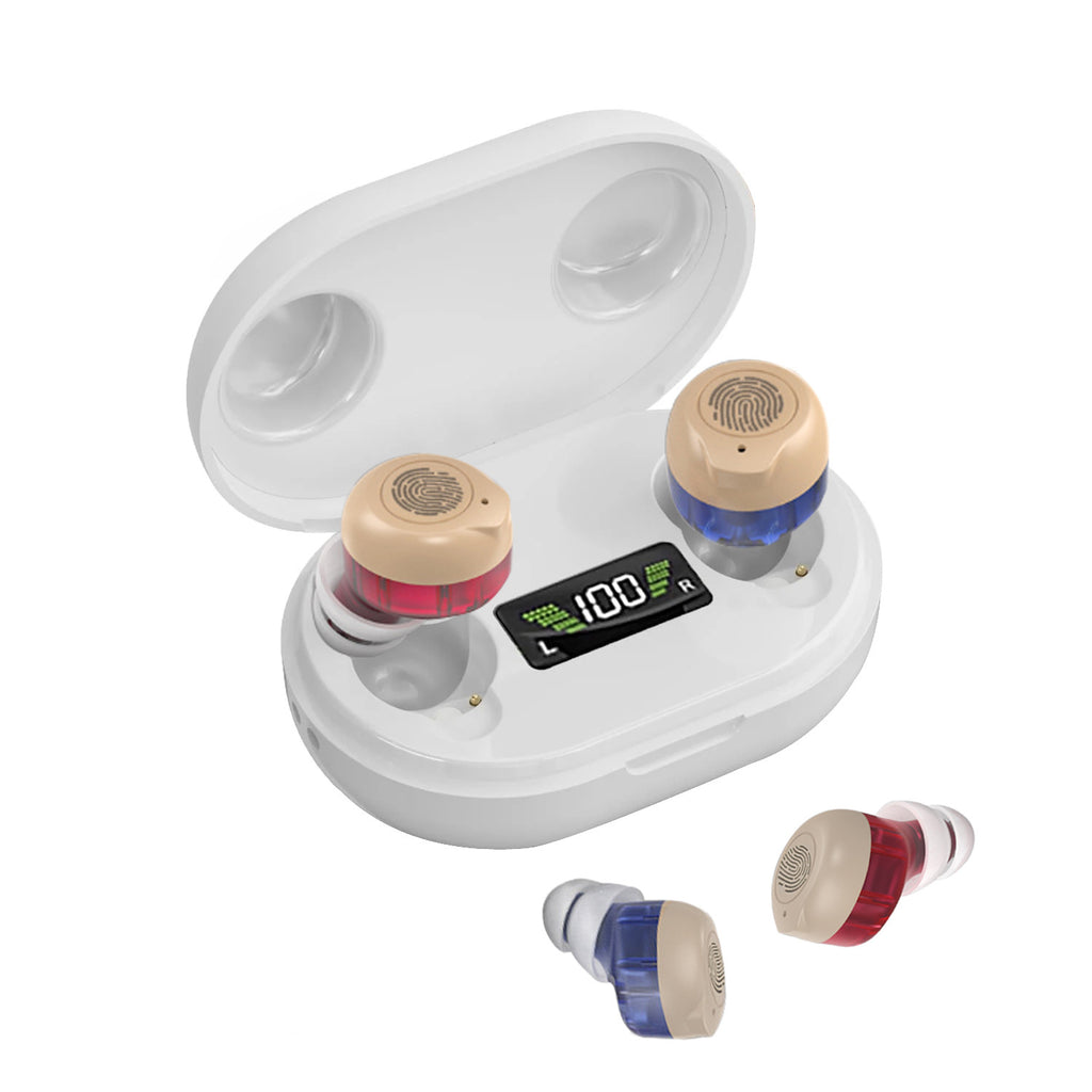 rechargeable hearing aid sound amplifier for the elderly