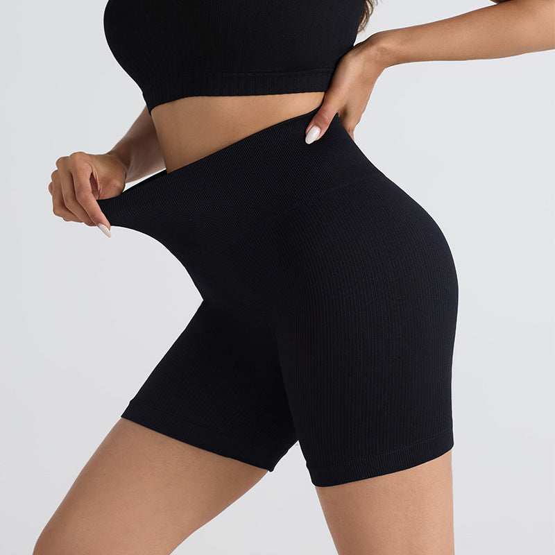 Women's Fitness Yoga Clothing Set with Zipper and High Collar