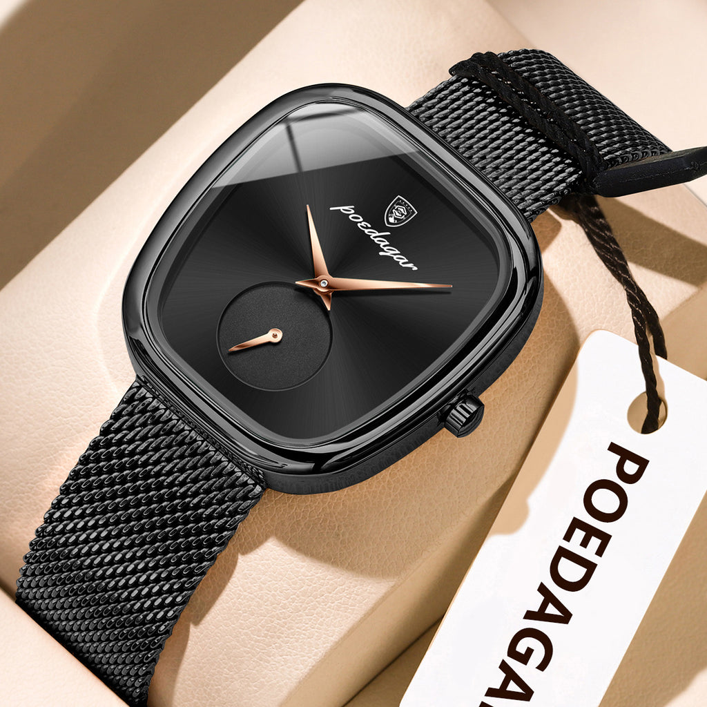 Fashion Quartz Women's Watch with Stainless Steel Mesh Strap