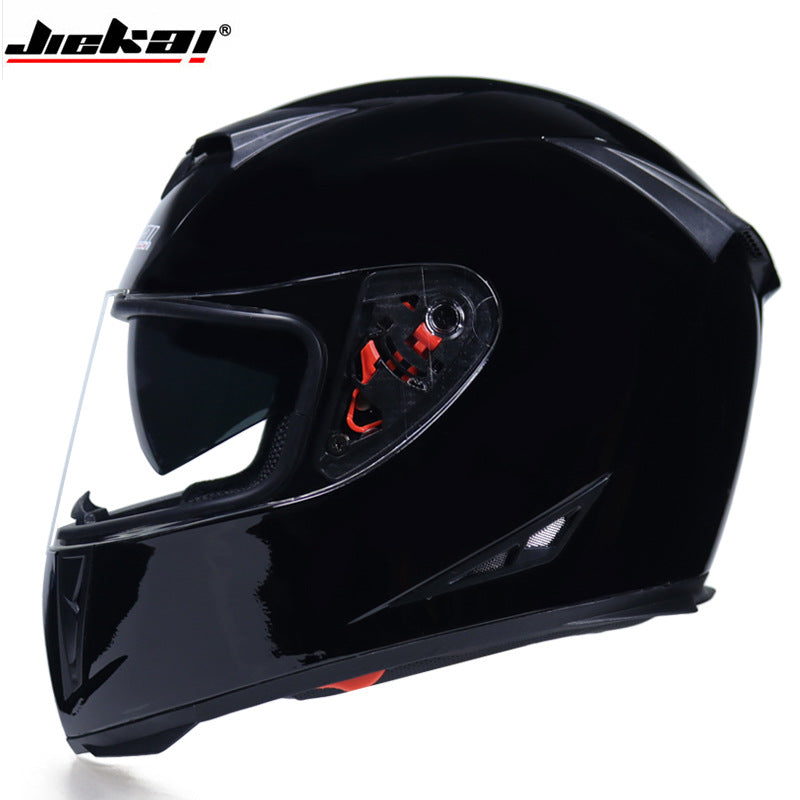 Jiekai Dual Lens Full Face Bicycle Helmet