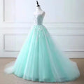 Strapless Applique Wedding Dress