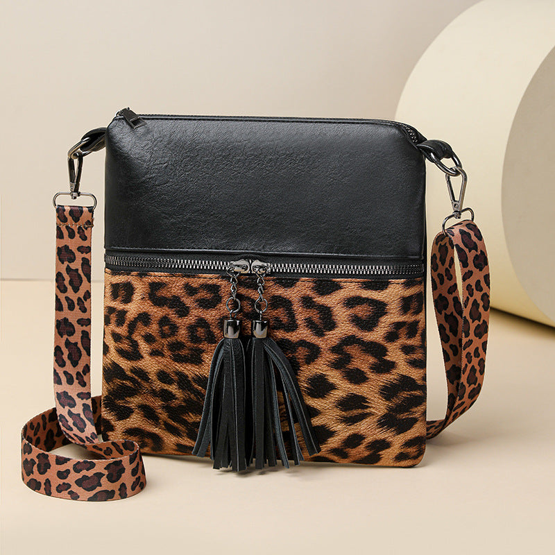 Fashion Leopard Print Shoulder Bag