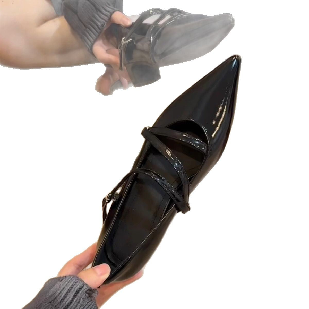 Womens Patent Leather Mary Jane Shoes