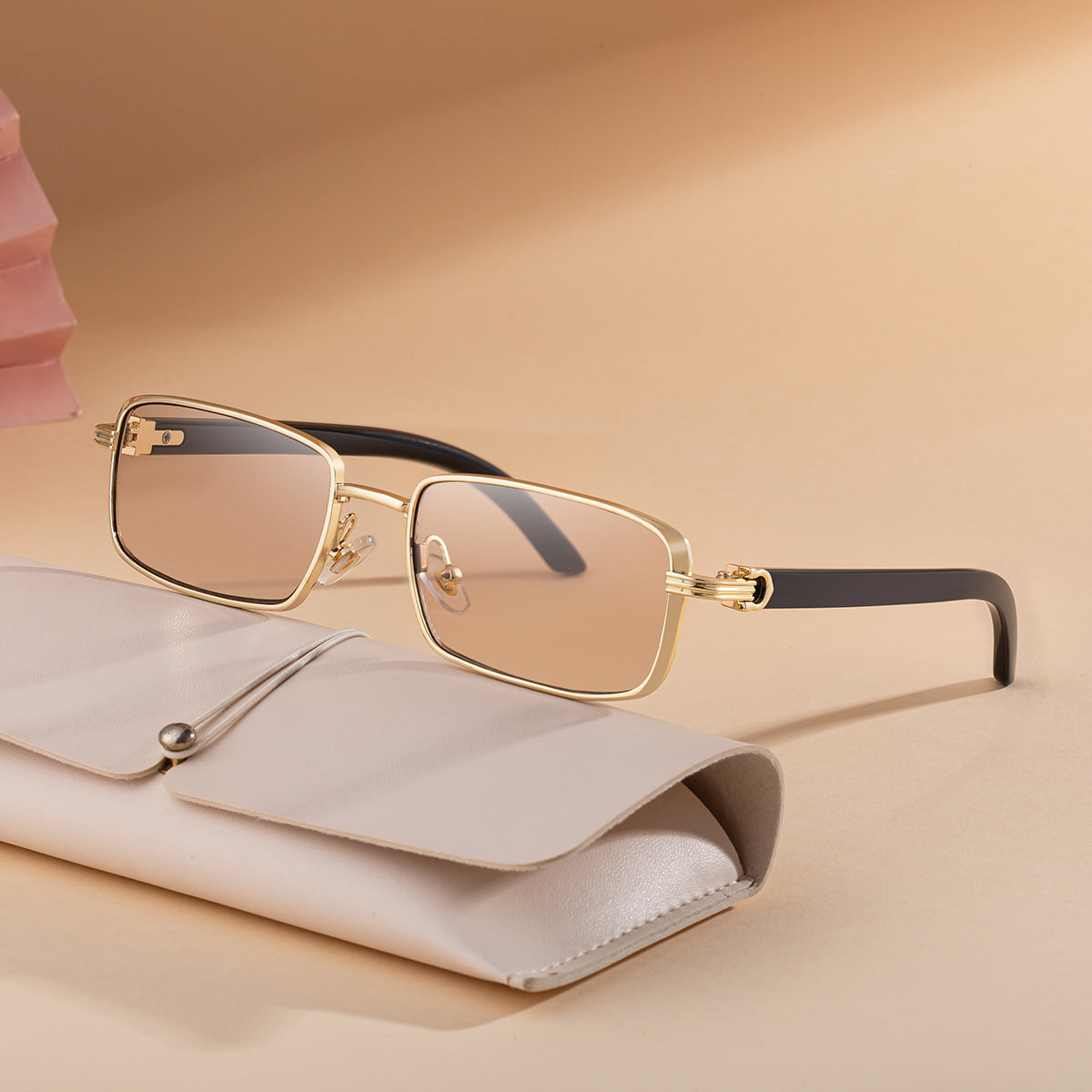 Square Sunglasses for Men with UV Protection