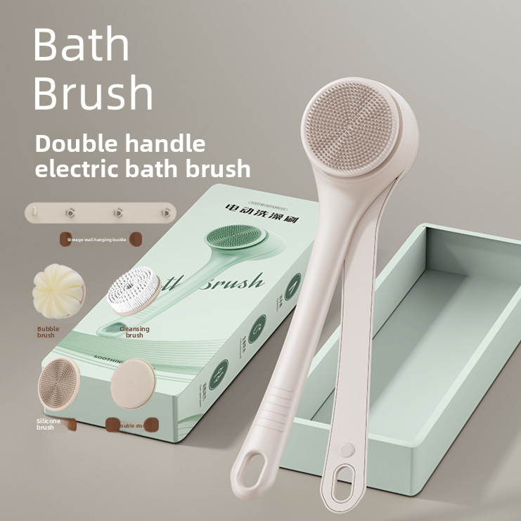 Electric Dual-Handle Bath Brush