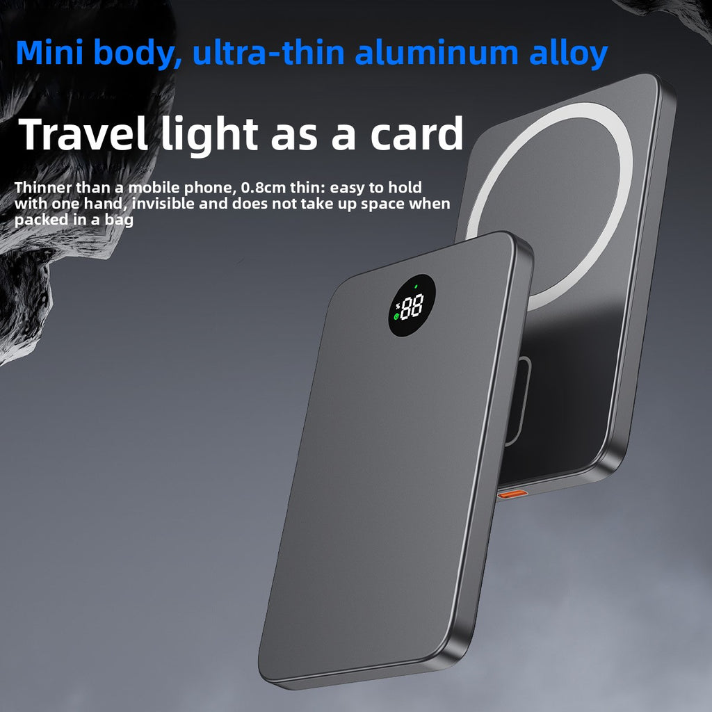 Ultra-Thin Digital Display Magnetic Power Bank