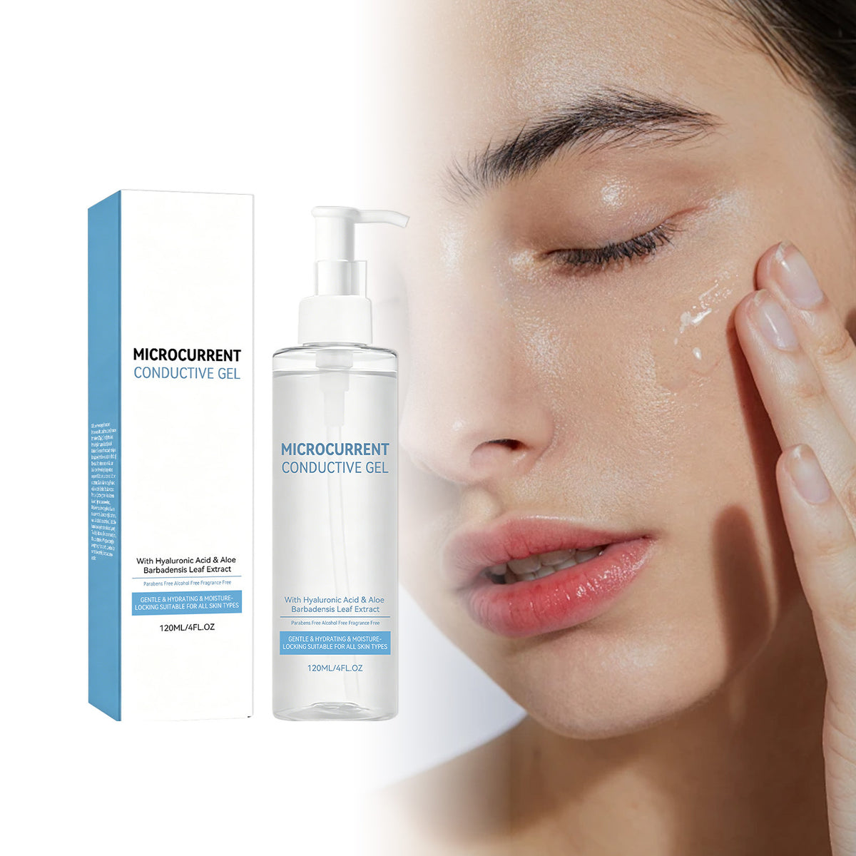 Moisturizing mild ingredients easy to absorb topical application care gel