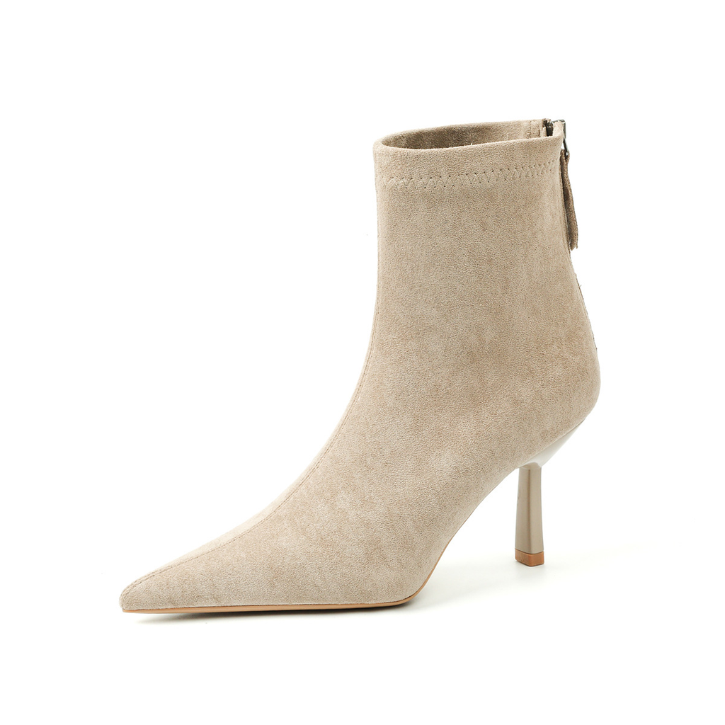 Womens Pointed Toe Stiletto Ankle Boots