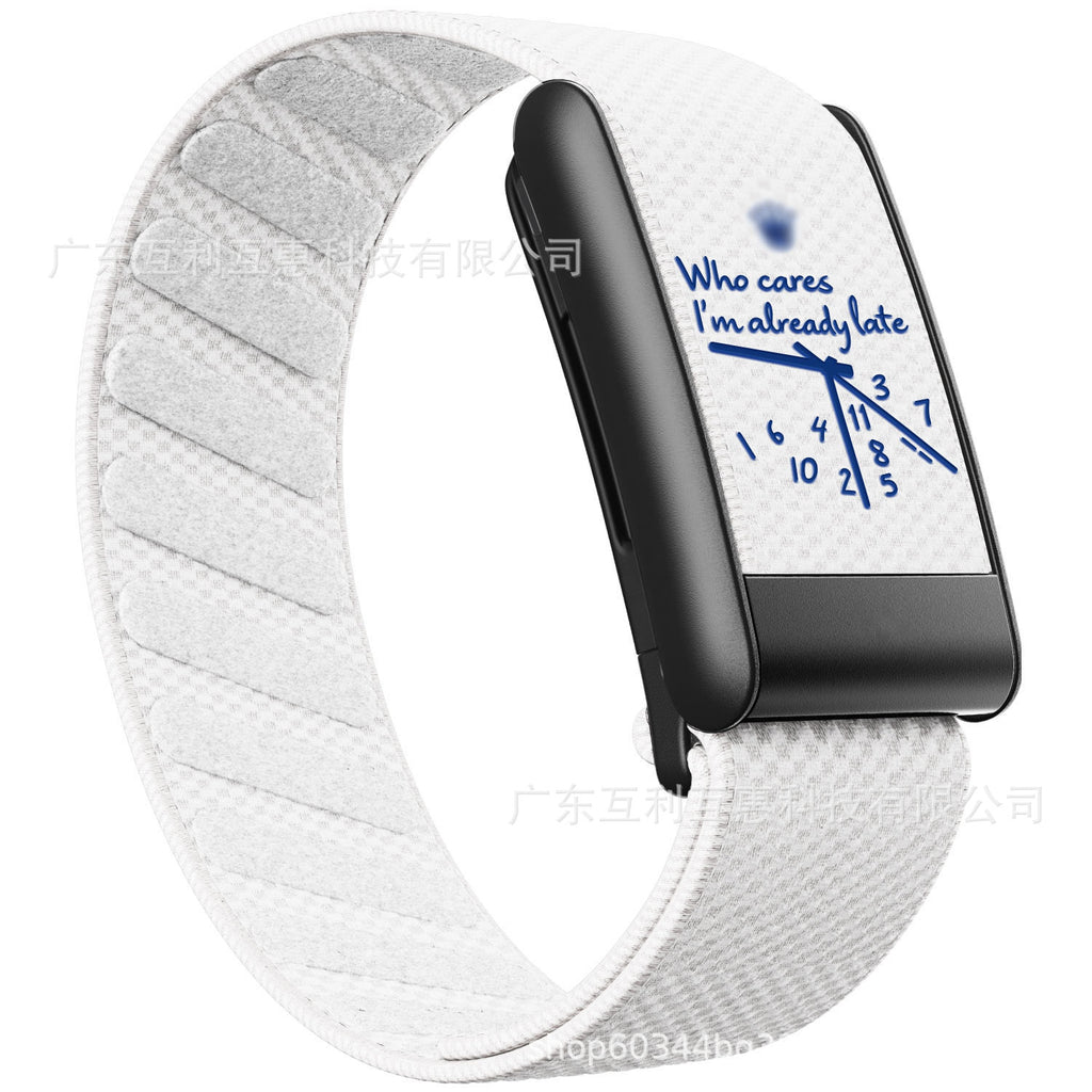 Suitable for Whoop5.0 Nylon Watch Strap Whoop 5.0 Mg Silicone Printed Clock Pattern Watch Strap