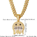 Cuban chain necklace pendant