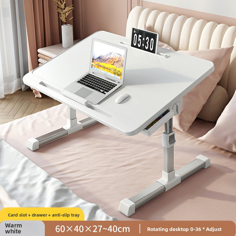 Adjustable Foldable Laptop Bed Desk with USB Port