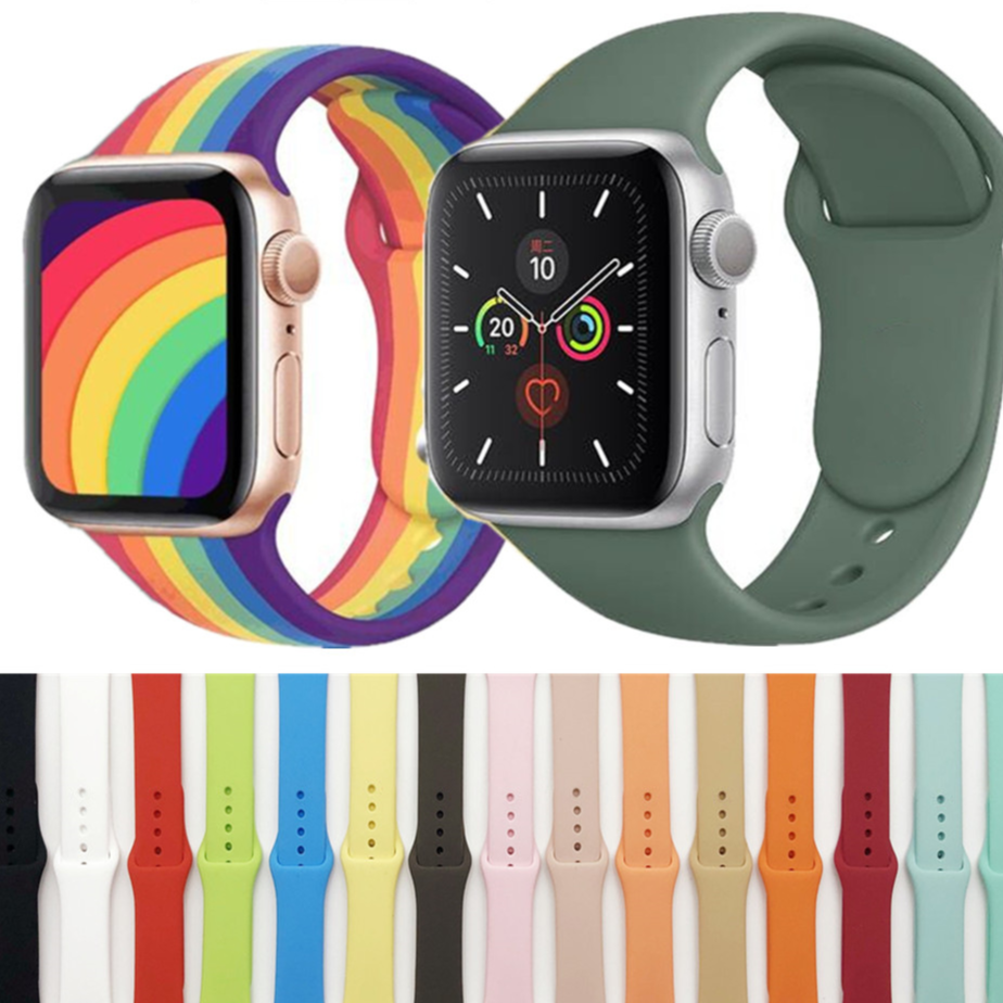 Suitable for Apple Silicone  Sports Watch Strap Manufacturer