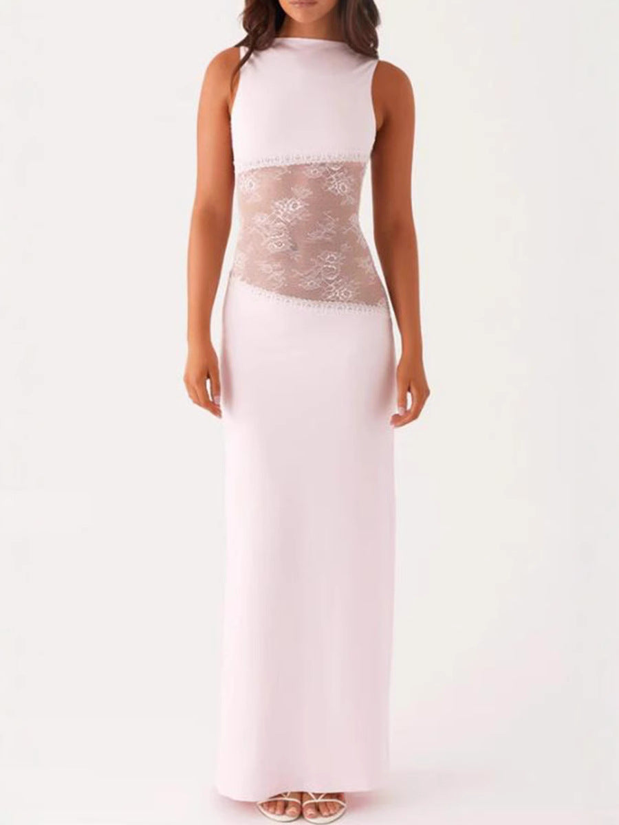 Backless long dress