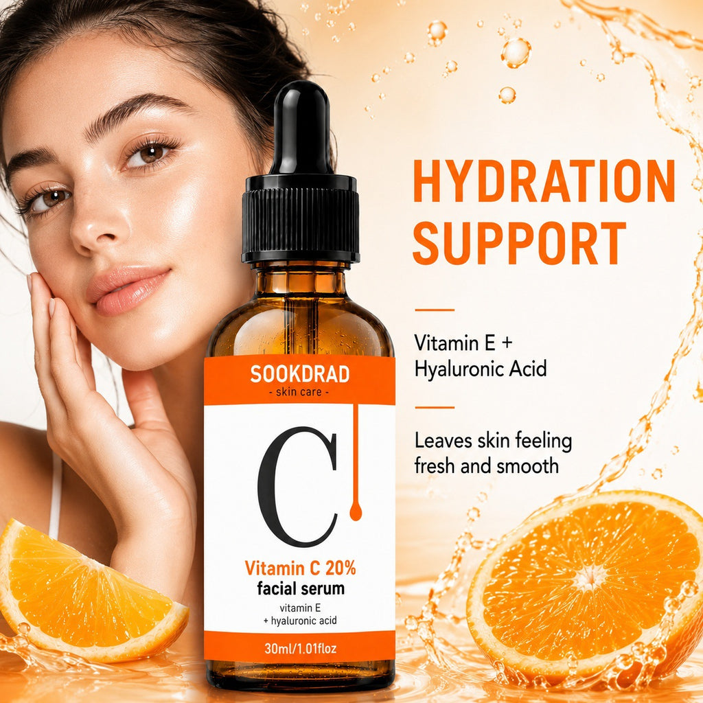 Vitamin C Facial Serum with Hyaluronic Acid