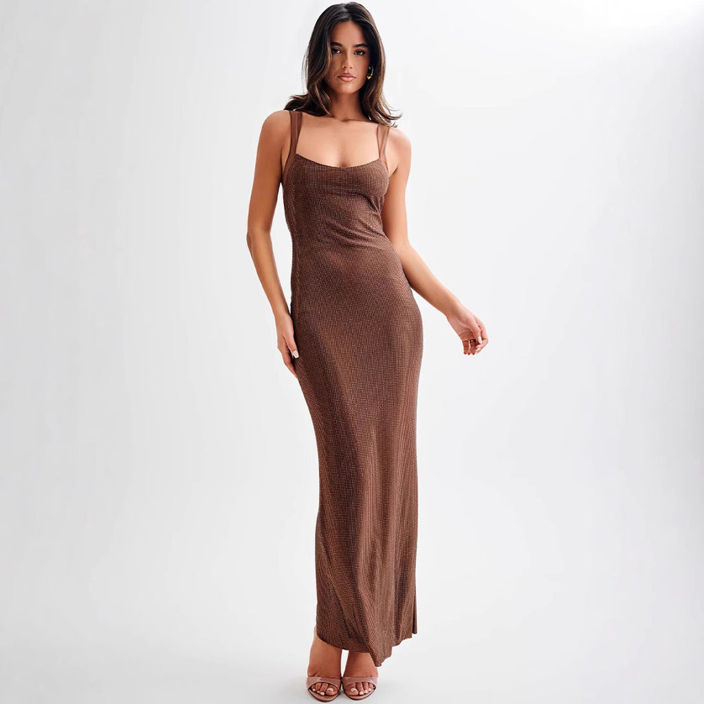 Sexy Rhinestone Strapless Dress