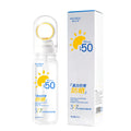 Whitening sunscreen spray