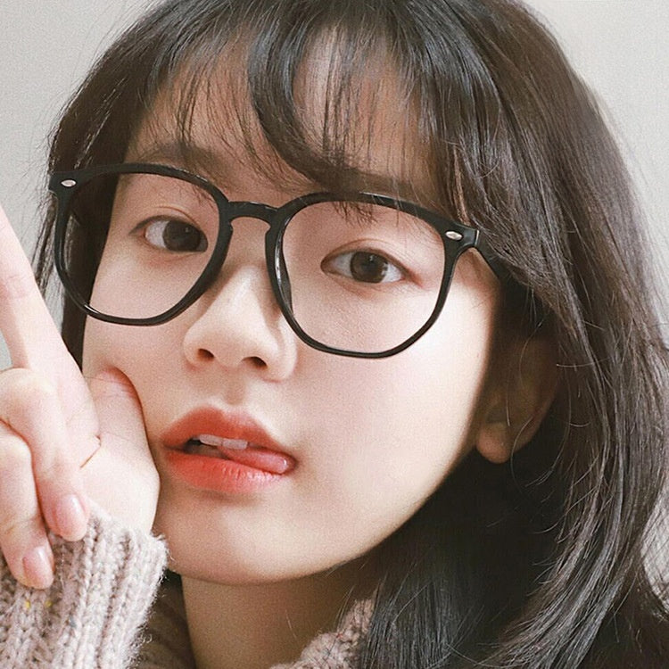 Irregular Polygon Anti Blue Light Eyeglass Frames