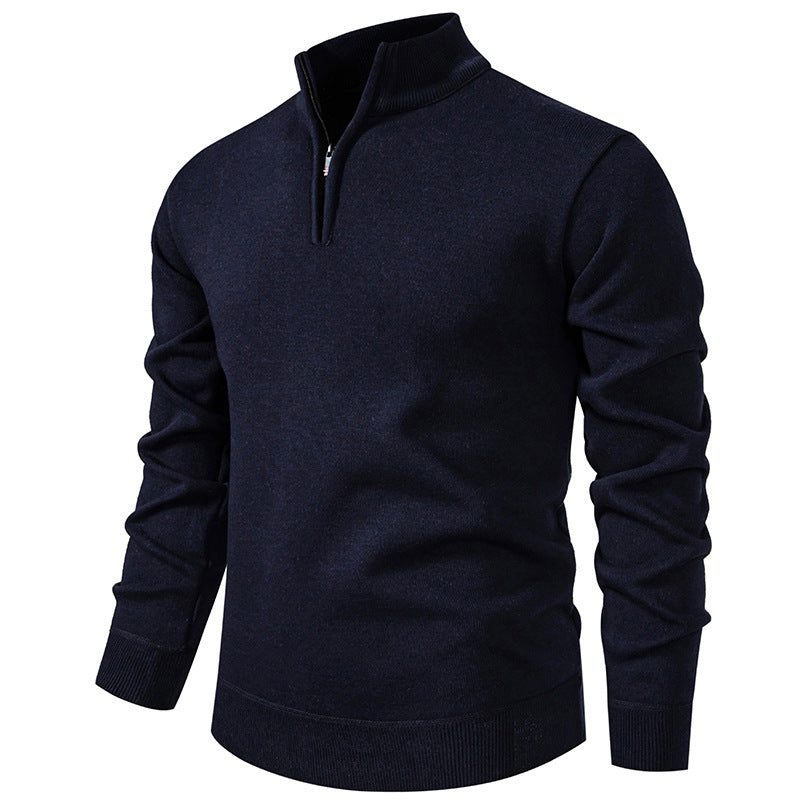 Men's fleece pullover sweater