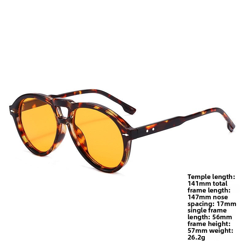 UV400 Protection Square Frame Sunglasses
