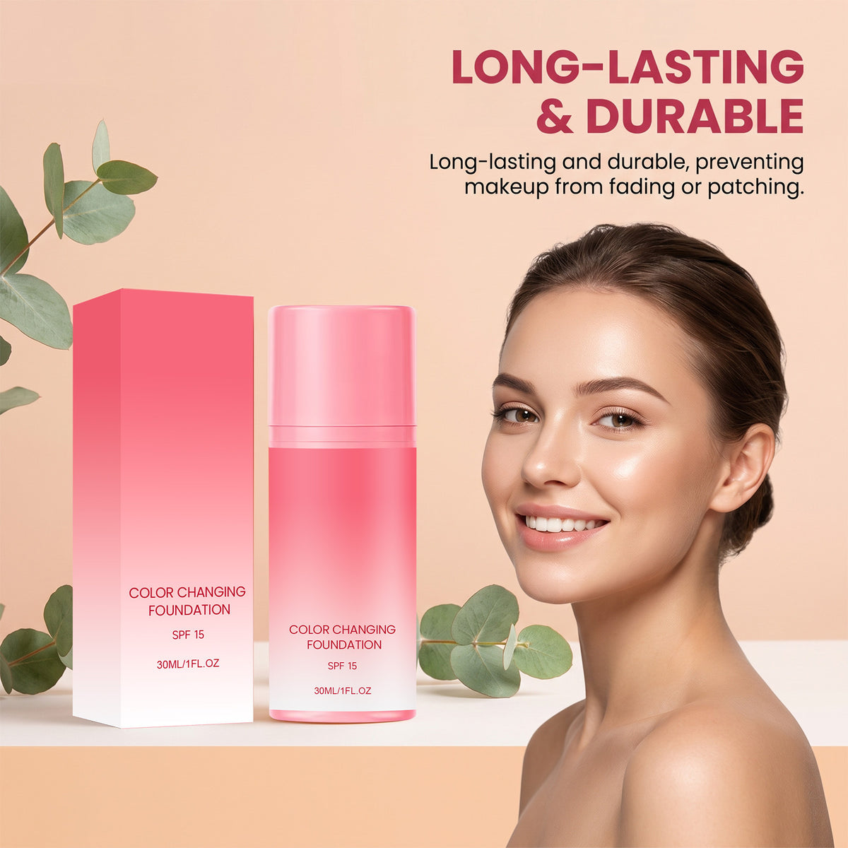 Temperature-Changing Foundation Liquid