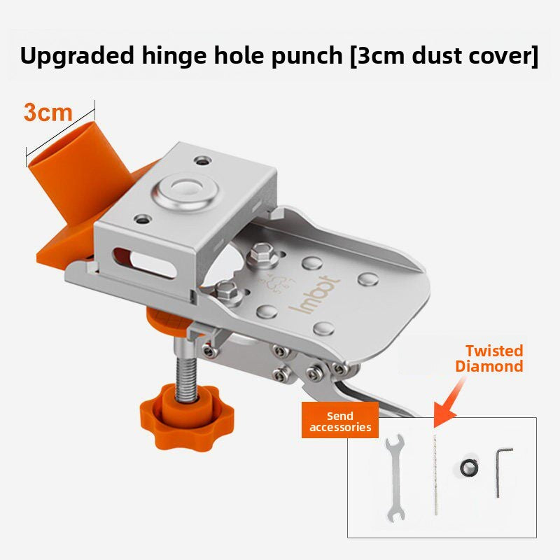 Stainless Steel Hinge Hole Opener and Drilling Limiter Tool