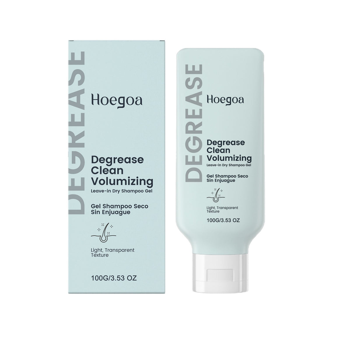 No-Rinse Dry Shampoo Styling Gel