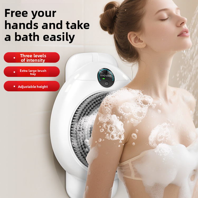 Wall-Mounted Automatic Electric Shower Brush