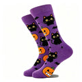 Halloween Themed Mid-Calf Cotton Socks