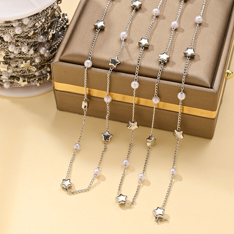Fashion Imitation Pearl Chain Jewelry