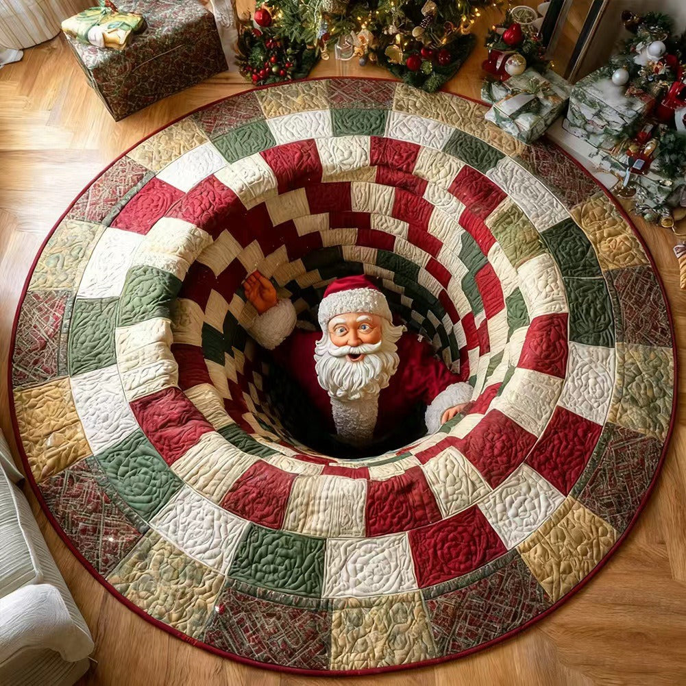 Halloween Christmas Round Carpet