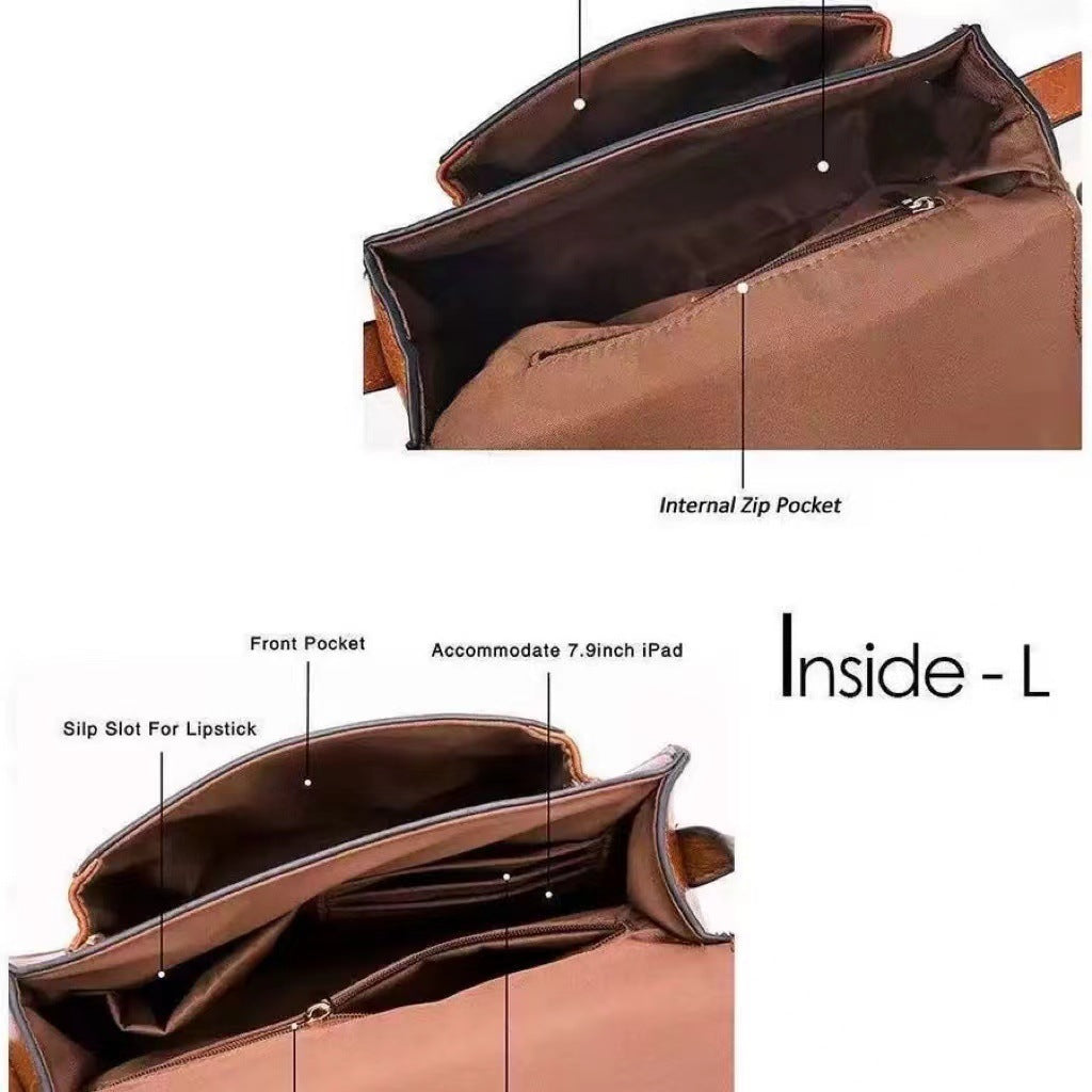 Retro Saddle Shoulder Bag