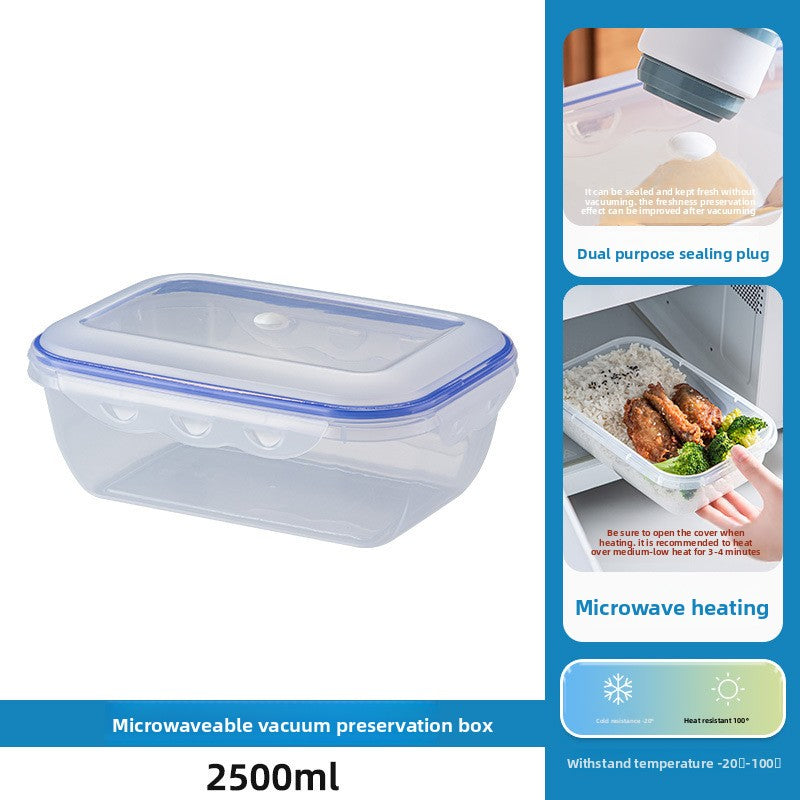 Electric vacuum storage box with air extraction function