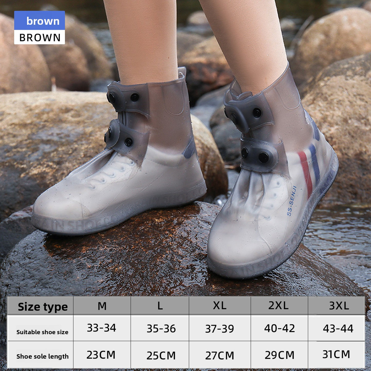 Waterproof Shoe Covers Anti-Slip Rain Boots