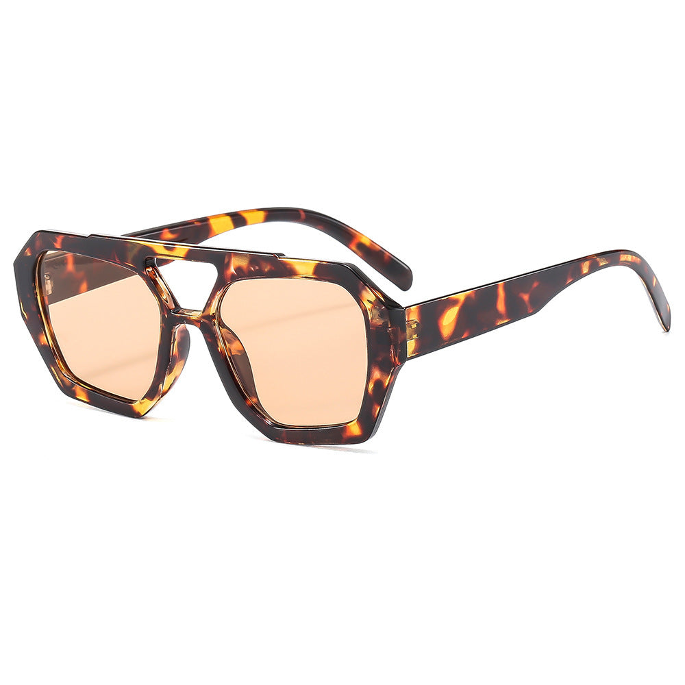 Retro Square Frame Sunglasses