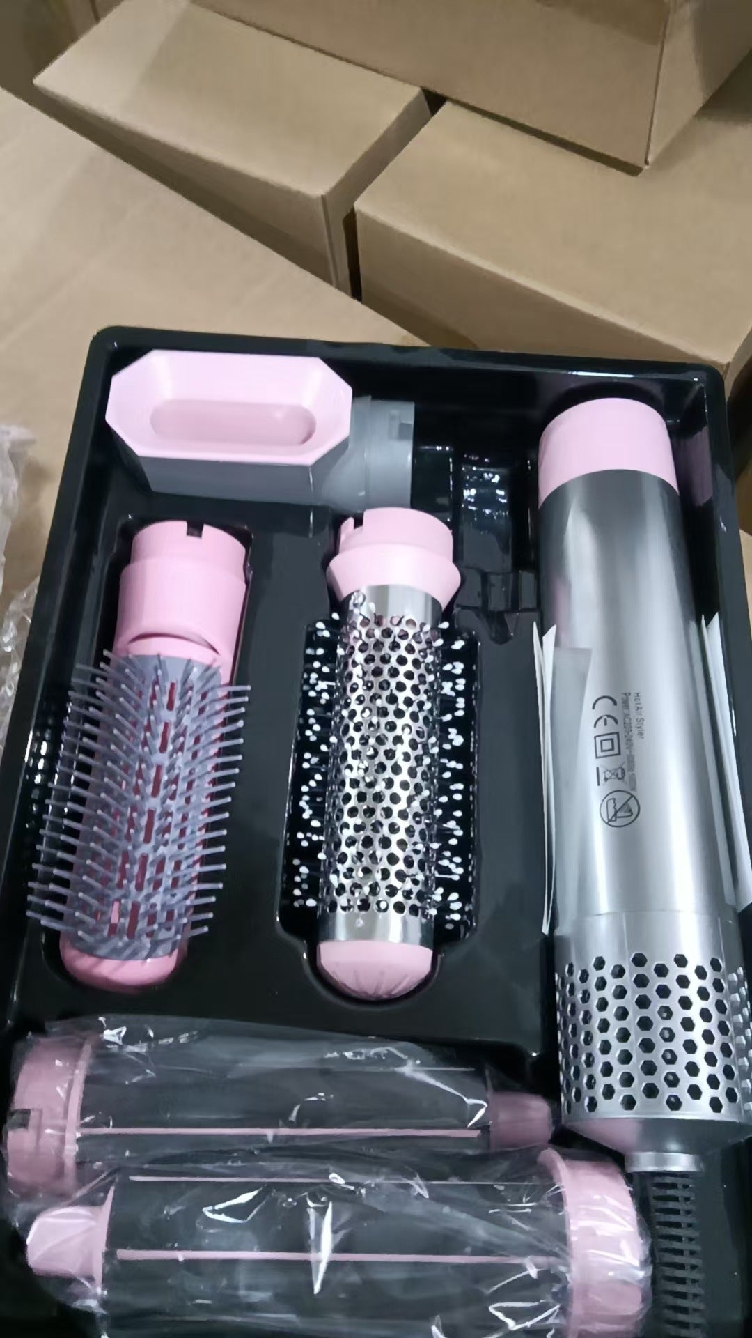 Multi-Function Hair Styler with Automatic Suction