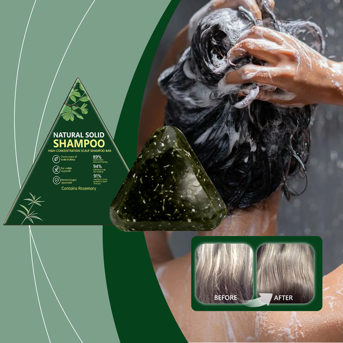 Usman Platycladus Leaf Shampoo Soap