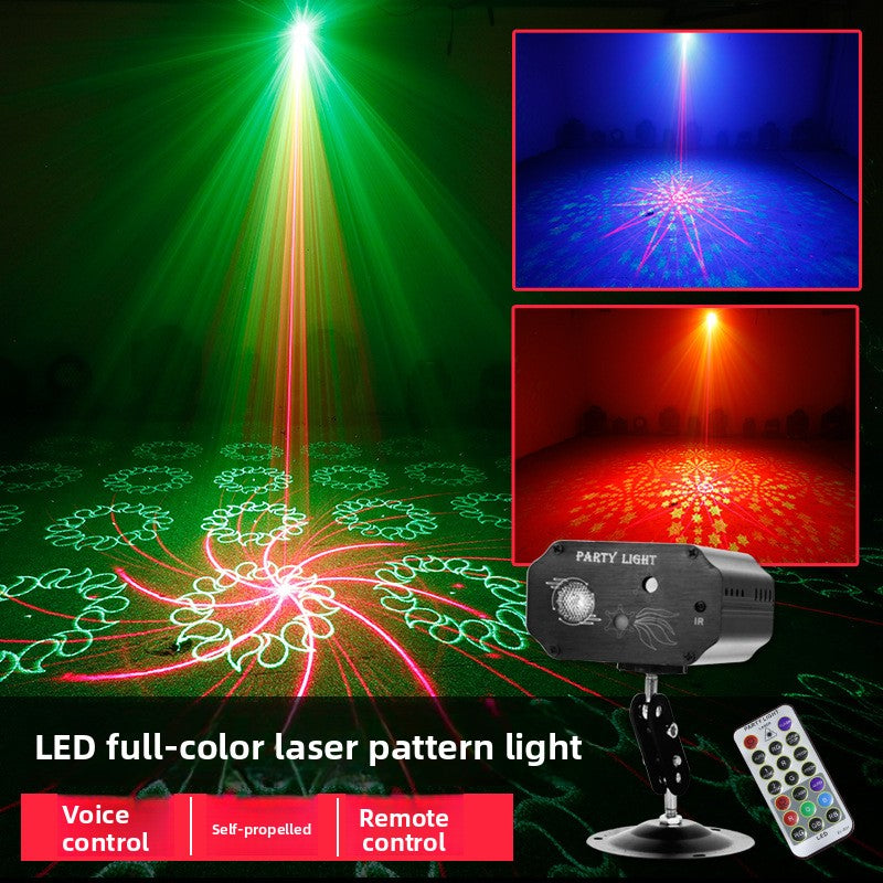 Mini RGB Laser Stage Light with Strobe Effects