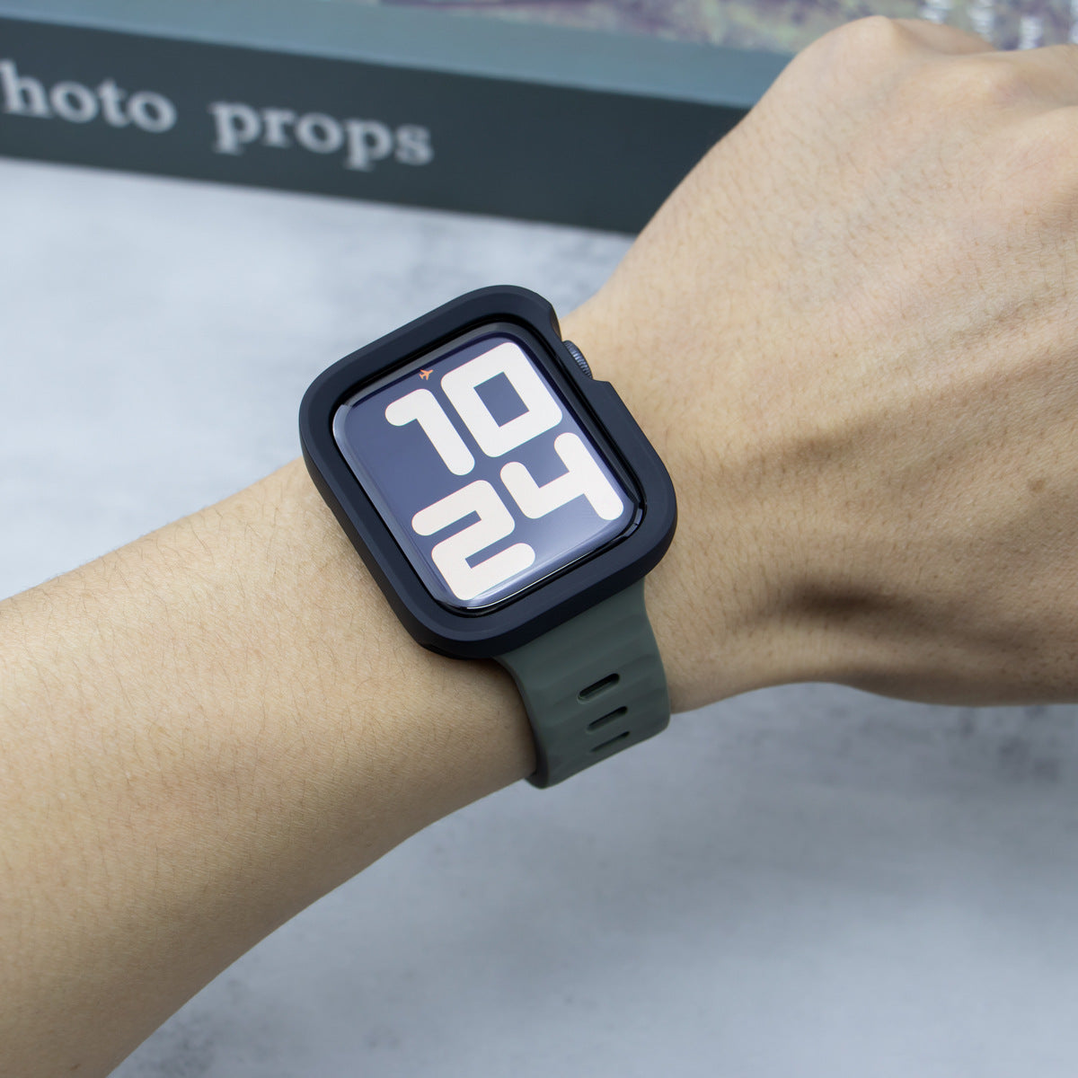 Apple Watch Silicone Strap and Protective Case