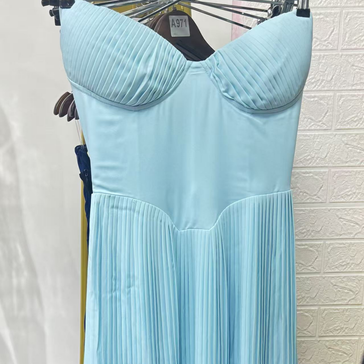Off-Shoulder Backless Ruched High-Waist Long Dress
