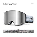 Magnetic Double-Layer Anti-Fog Ski Goggles