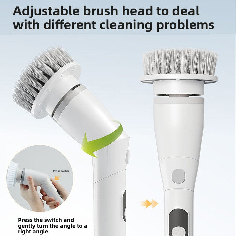 Electric aquarium brush