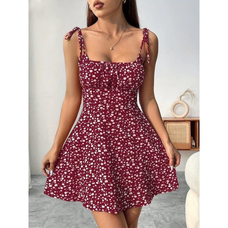 Summer Suspender Mini Dress
