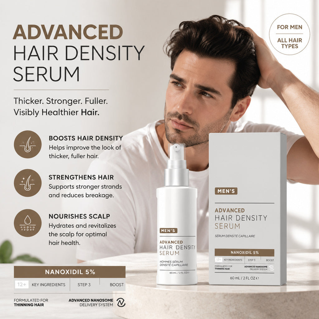 Men Nanoxidil 5% Scalp Nourishing Hair Density Serum 60ml
