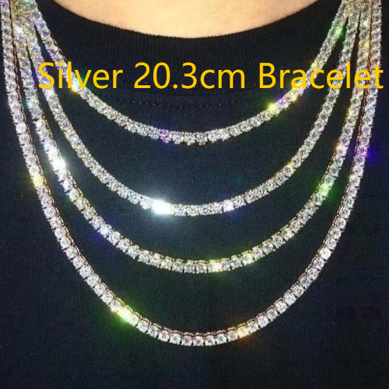 Rhinestone Single Row Necklace