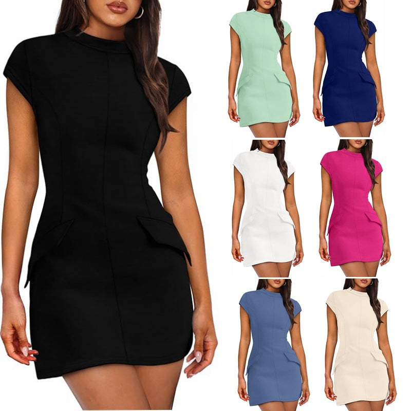 Short-Sleeved Dress