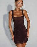 Rhinestone Backless Bodycon Mini Dress