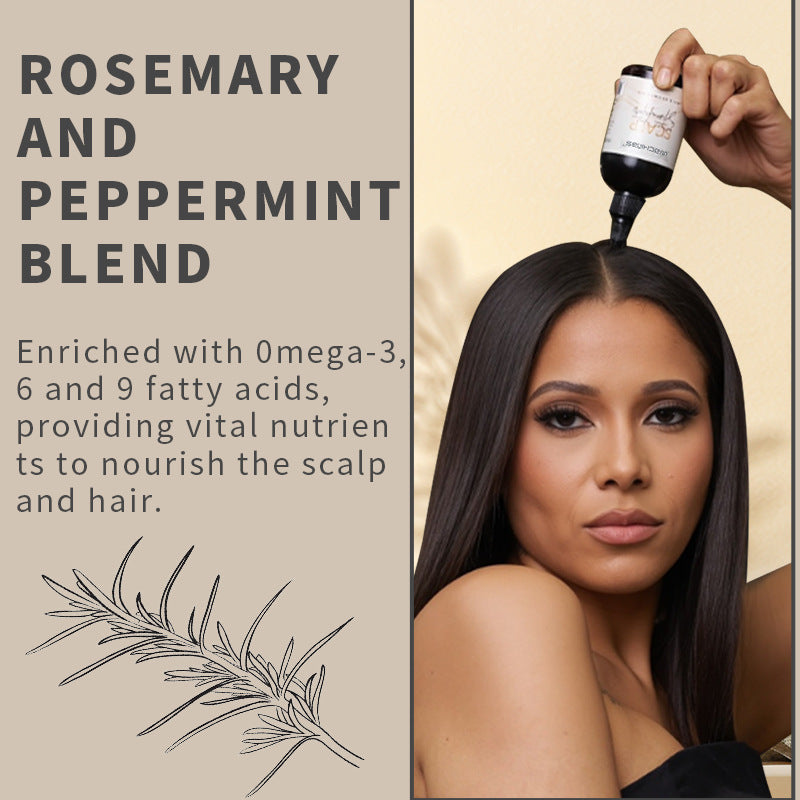 Mint Rosemary Hair Oil for Scalp Care