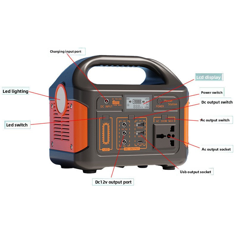 300W Portable Solar Power Station