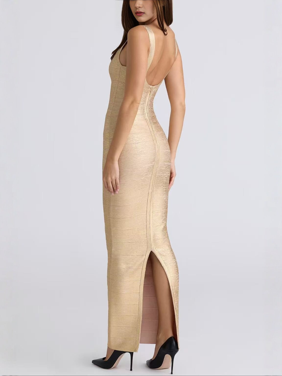 Women's fitted evening gown