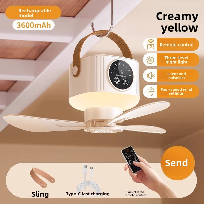Portable USB Rechargeable Fan with Remote Control